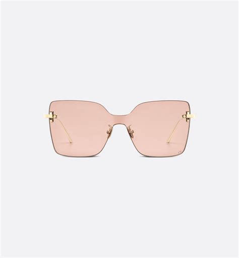 CD Chain M1U Nude Square Sunglasses 